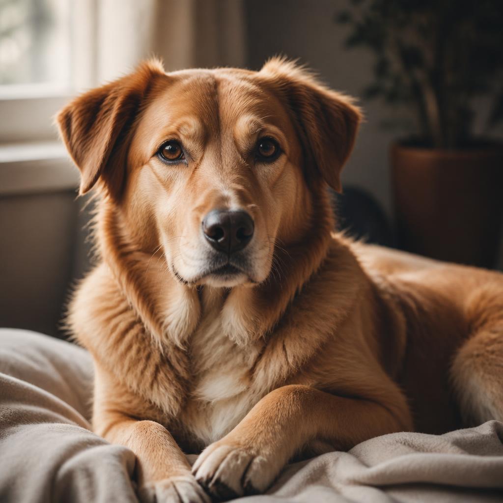 Molly, en golden retriever